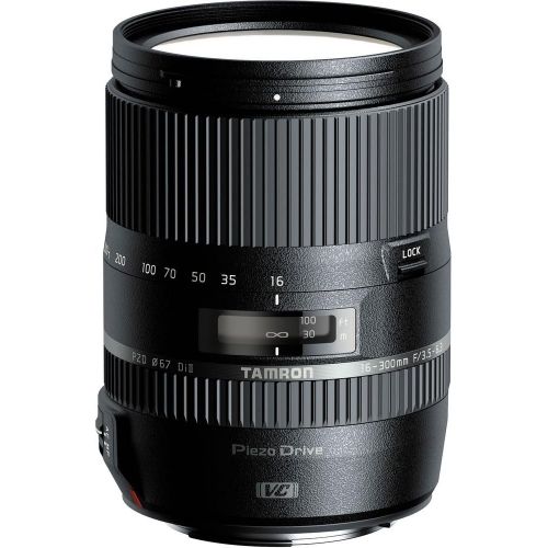  SSE Tamron 16-300mm f3.5-6.3 Di II VC PZD MACRO Lens for Nikon + 5 Piece Essentials Accessory Kit - International Version (No Warranty)