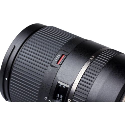  SSE Tamron 16-300mm f3.5-6.3 Di II VC PZD MACRO Lens for Nikon + 5 Piece Essentials Accessory Kit - International Version (No Warranty)