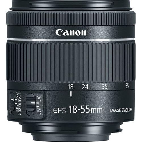  SSE Canon EF-S 18-55mm f4-5.6 is STM Lens 9PC Accessory Bundle  Includes 3 Piece Filter Kit (UV + CPL + FLD) + 4PC Macro Filter Set (+1,+2,+4,+10) + More - International Version (No