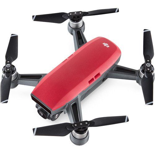  SSE DJI Spark Portable Mini Drone Quadcopter Fly More Combo Virtual Reality Experience VR Bundle (Lava Red)