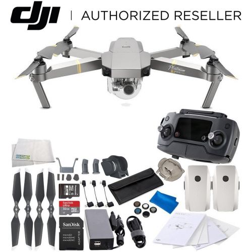  SSE DJI Mavic Pro Platinum Collapsible Quadcopter Drone Essential Videographer Bundle