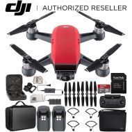 SSE DJI Spark Portable Mini Drone Quadcopter Fly More Combo Portable Bag Shoulder Travel Case Bundle (Lava Red)