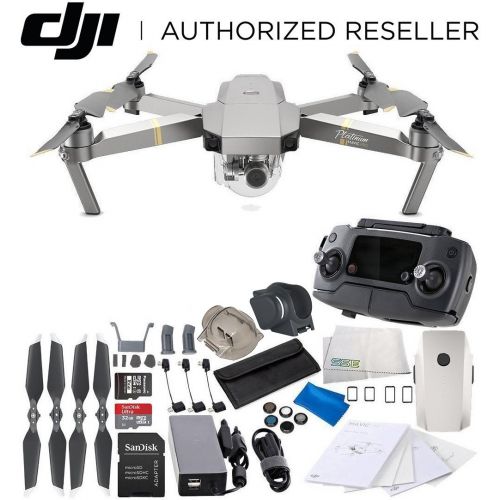  SSE DJI Mavic Pro Platinum Collapsible Quadcopter Drone Starters Videographer Bundle