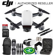 SSE DJI Spark Portable Mini Drone Quadcopter (Alpine White) Essential Bundle