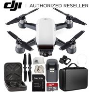 SSE DJI Spark Portable Mini Drone Quadcopter Starter Portable Bag Shoulder Travel Case Bundle (Alpine White)