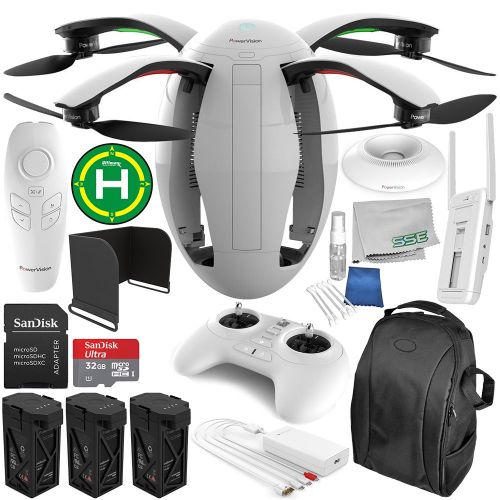  SSE PowerVision PowerEgg Drone with 360 Panoramic 4K HD Camera and 3-axis Gimbal with Maestro Ultimate Accessory Bundle