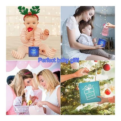  SSK Soft Baby Wrist Rattle Foot Finder Socks Set,Cotton and Plush Stuffed Infant Toys,Birthday Holiday Birth Present for Newborn Boy Girl 0/3/4/6/7/8/9/12/18 Months Kids Toddler,4 Cute Animals