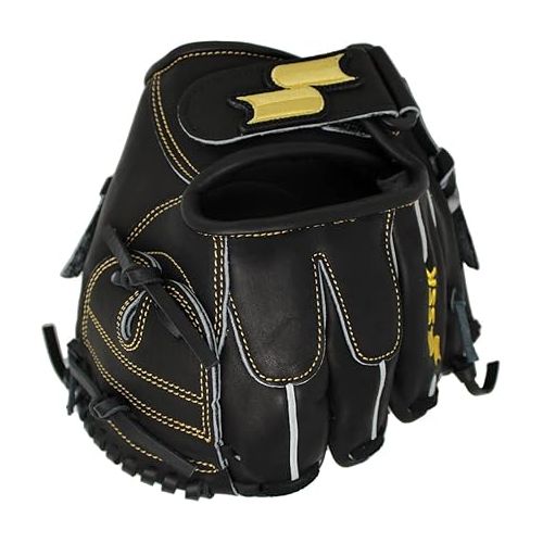  SSK Training Gear 8.5” Infield Baseball Training Glove - Quick Hands Trainer - Closed Web - Right & Hand Throw