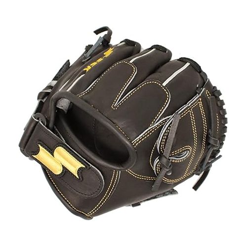  SSK Training Gear 8.5” Infield Baseball Training Glove - Quick Hands Trainer - Closed Web - Right & Hand Throw