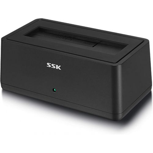  SSK USB 3.0 to SATA External Hard Drive Docking Station Enclosure Adapter for 2.5 & 3.5 Inch HDD SSD SATA, Super Speed up to 5Gbps, Support UASP no Drivers Needed(16TB Supports)