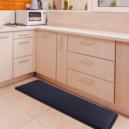  SSLine Anti-Fatigue Floor Mat Commercial Non-Slip Comfort Mat Kitchen Rug Ergonomic Thick Standing Desk Pad for Restaurant Bar Kitchen Office, Large Size 24 x 70 x 3/4