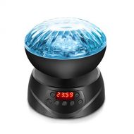 [아마존 핫딜] Ocean Wave Night Light Projector with Speaker, SStechi Relaxing Timer Remote Toddler Baby Kids Children Adults Boy Girl Bedroom Sleep Night Light Lamp Star Projector Light Show (Bl