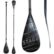 STAGE 2Side Double Bladed Paddleboard Paddle - 60% Carbon Fiber | PP+F Blades