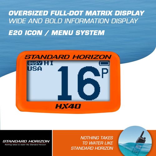  STANDARD HORIZON Two Way Radios,Marine Application