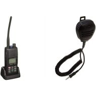 Standard Horizon HX400IS Intrinsically Safe Handheld VHF Radio & STD-CMP460 Speaker/Mic for Most Standard Handheld VHF Radios