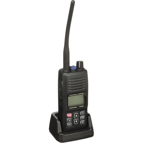  Standard Horizon HX400IS Intrinsically Safe Handheld VHF Radio & STD-CMP460 Speaker/Mic for Most Standard Handheld VHF Radios