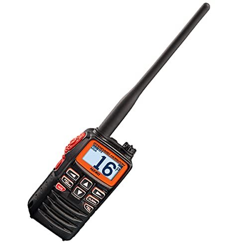  [아마존베스트]STANDARD HORIZON HX40 6 Watt VHF Ultra Compact Handheld Marine Radio with FM Receiver, Beige