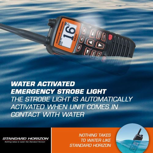  [아마존베스트]Standard Horizon HX210 Handheld VHF Radio,black