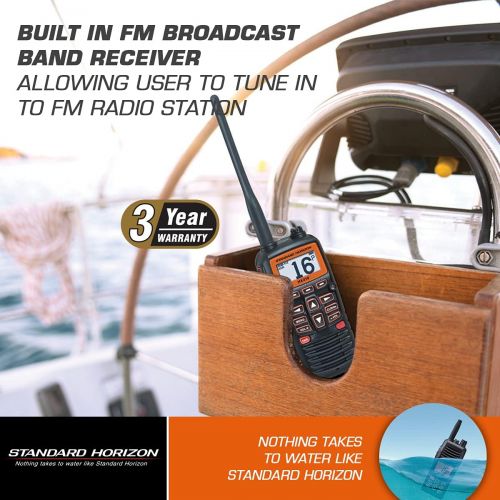  [아마존베스트]Standard Horizon HX210 Handheld VHF Radio,black