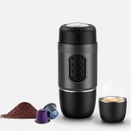 STARESSO TRAVEL Coffee Maker, Mini Portable Espresso Maker, 2IN1 Extra Small Manual Espresso Machine Compatible with NS Capsules and Ground Coffee,Travel Gadgets Perfect for Travel Camping Hiking