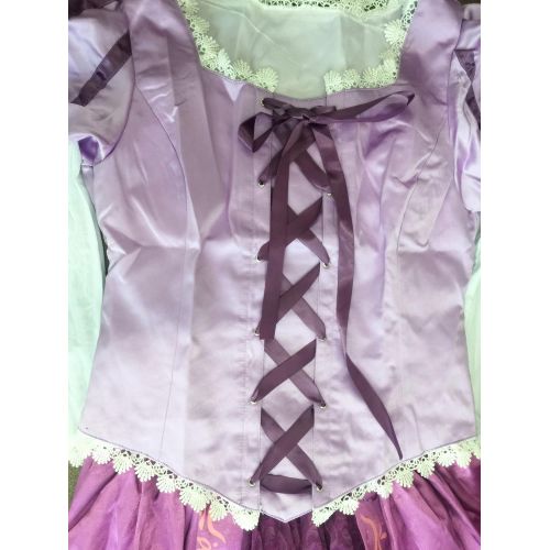  STARKMA Starkma Princess Rapunzel Costume Women Adult Cosplay Dress