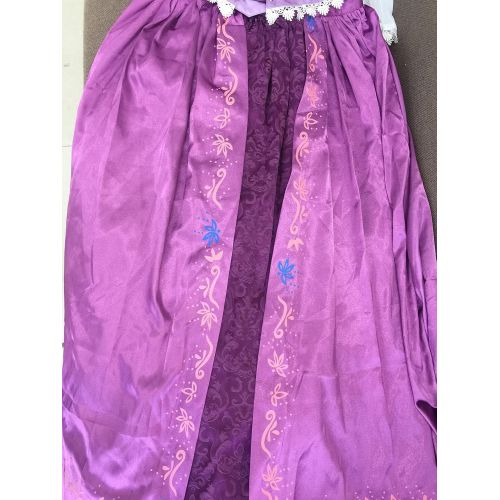  STARKMA Starkma Princess Rapunzel Costume Women Adult Cosplay Dress