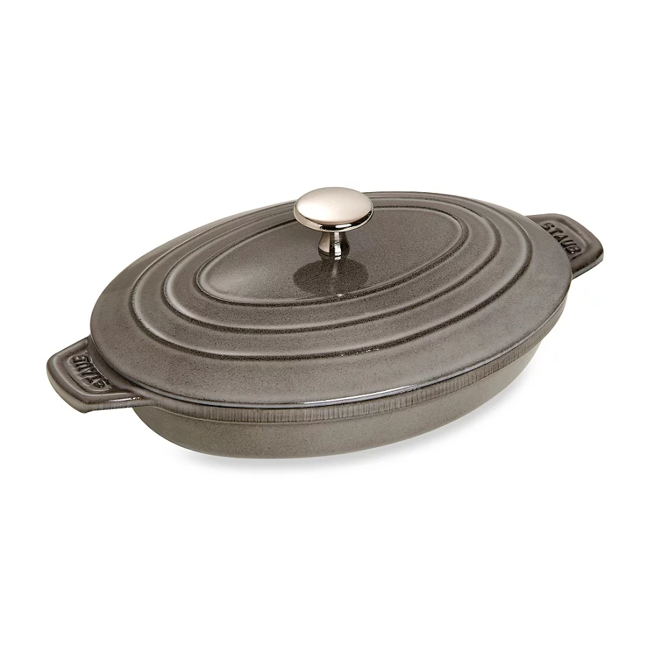  Staub Oval Hot Plate with Lid