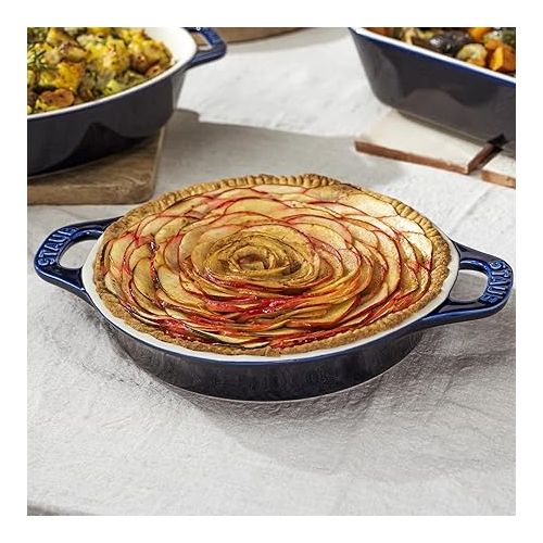  STAUB Ceramics Bakeware-Pie-Pans Dish, 9