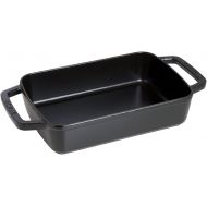 Staub Cast Iron 15-inch x 10-inch Roasting Pan - Matte Black, Made in France
