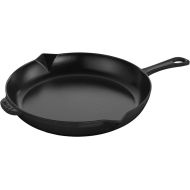 Staub Cast Iron 12-inch Fry Pan - Matte Black, Made in France