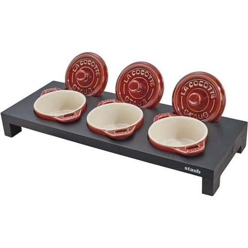  Staub Wood Mini Cocotte Stand - Black