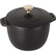 Staub Cast Iron 0.75-qt Petite French Oven - Matte Black, Made in France