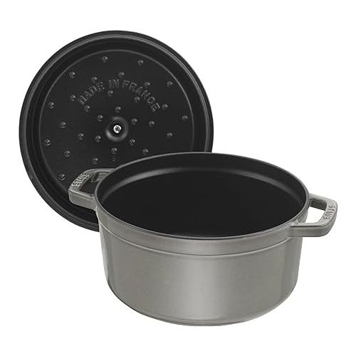  STAUB 40509-307-0 Cocotte Round 22cm Graphite grey