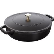 STAUB 40511 472/0 with Chistera 28 cm Cast Iron Black