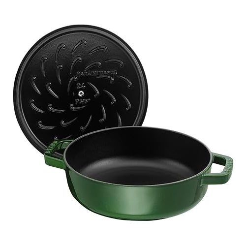  STAUB 40511-478-0 Cast Iron Chistera 28 cm Basil Green