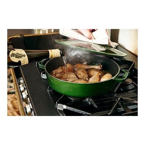  STAUB 40511-478-0 Cast Iron Chistera 28 cm Basil Green