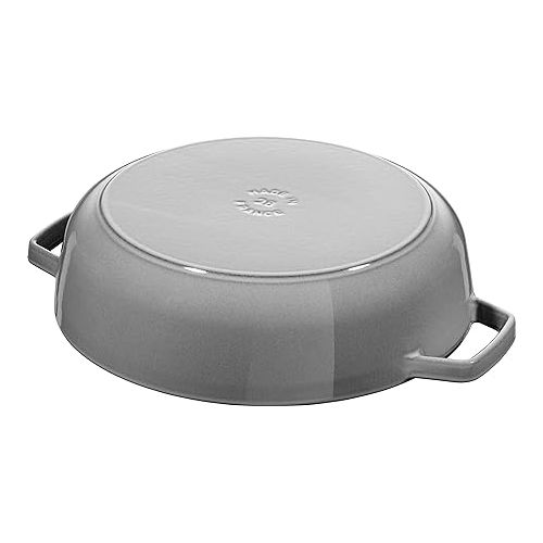  Staub 12612418 - Brater Chistera 24 cm grau induktionsgeeignet 40511 - 471 - 0 (H. Nr.)