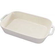 STAUB Ceramics Rectangular Baking Dish, 13x9-inch, Rustic Ivory