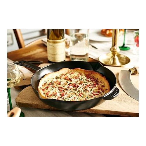  Staub Cast Iron 10-inch Fry Pan - Matte Black, Made in France