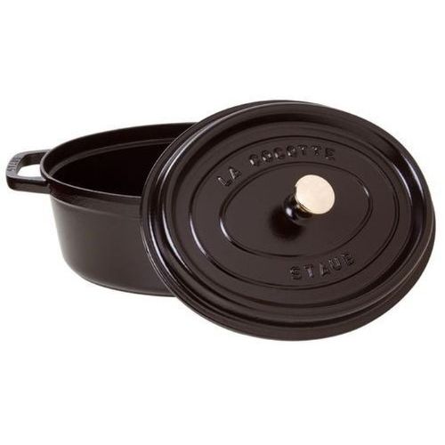  STAUB Staub Cocotte 33 cm, Gusseisen, schwarz