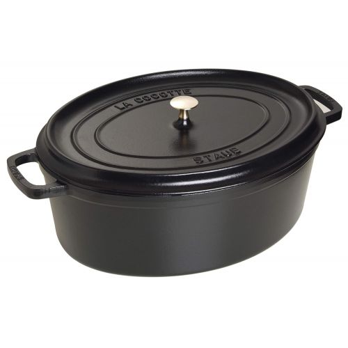  STAUB Staub Cocotte 33 cm, Gusseisen, schwarz