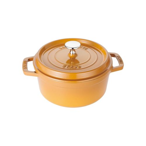  STAUB Cocotte 18 cm, Gusseisen, senfgelb,