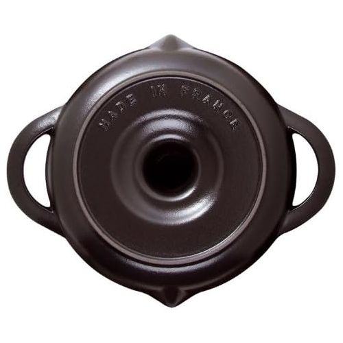  Staub 1200023 Hahnchenbrater, 24 cm, Edelstahl, schwarz