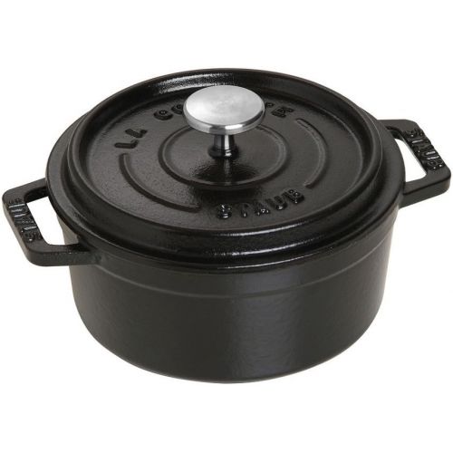  Staub Runde Cocotte 0.5-quart matte black