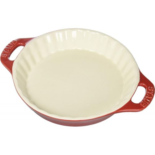  Staub 40508-614 Bakeware Pie-Pans Auflaufform, 23 cm, kirsche