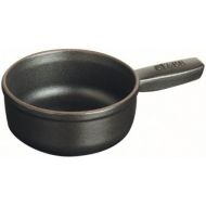 [아마존베스트]Staub Mini Fondue Topf (12 cm, 0,35 L mit mattschwarzer Emaillierung im Inneren des Topfes) schwarz