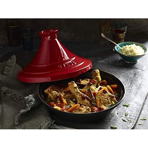  STAUB Tajine 28 cm, Gusseisen, Kirschrot