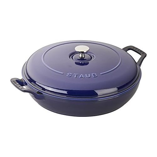  Staub Cast Iron 3.5-qt Braiser - Graphite Grey