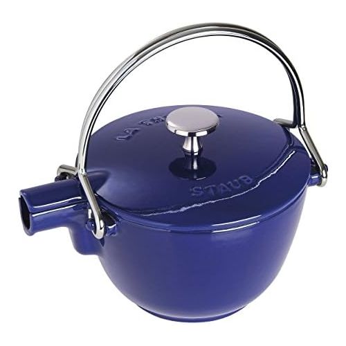  STAUB 1650091 Round Tea Kettle, Dark Blue