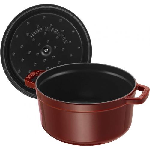  STAUB 1102287 Round Cocotte, 2.75 quart, Grenadine